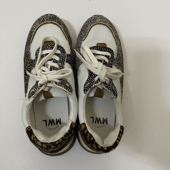 MADEWELL brown White Speckled kick off runner sneaker trainers size US 8.5 - Picture 7 of 10